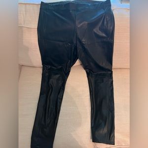 Express Faux Leather Leggings Size L